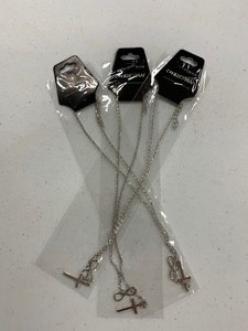lot 81 image: Christian designer necklaces ONE MONEY