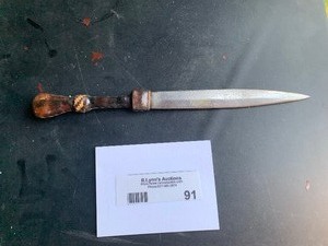 lot 91 image: Rare (African) kand made letter opener For the Collectors Nice