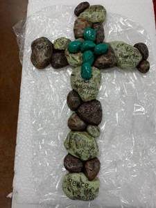 lot 137 image: NIB Decorative wall cross