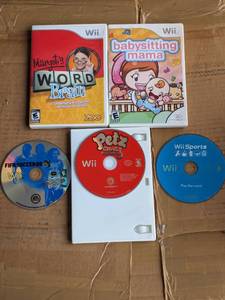 lot 5 image: Lot of 5 - Nintendo Wii Games Bundle