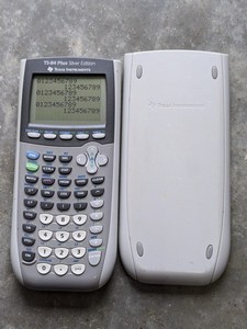 lot 62 image: Texas Instruments TI-84 Plus Silver Edition Graphing Calculator