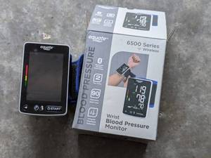 lot 65 image: Equate Blood Pressure Monitor UB-6500BLEWM