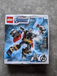 lot 73 image: LEGO 76169 Super Heroes Marvel Avengers Thor Mech Armour Set - NEW