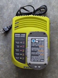 lot 82 image: Ryobi One Battery Charger P13  Battery 18V