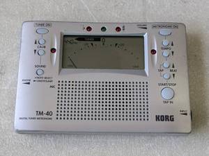 lot 113 image: KORG TM-40 Digital Tuner Metronome