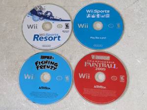 lot 123 image: Lot of 4 - Nintendo Wii Games