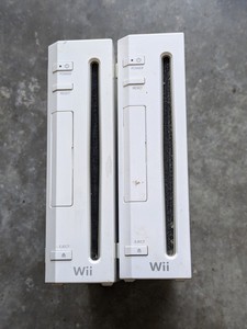 lot 161 image: Lot of 2 - Nintendo Wii Gamecube Compatible Console System Only
