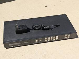 lot 163 image: HDMI Matrix 4x4