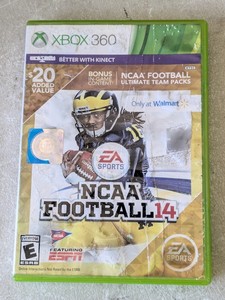 lot 174 image: XBOX 360 NCAA Football 14 Game