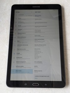 lot 196 image: Samsung Tablet SM-T560NU