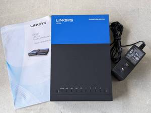lot 238 image: Linksys LRT214 Gigabit VPN Router