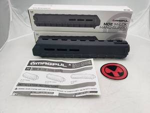 lot 44 image: MAGPUL MOE M LOK Rifle Length Handguards   Stealth Grey - QUANTITY 2 - BID IS TIMES THE QUANTITY