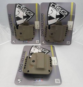 lot 47 image: Alpha OWB Handgun Kydex Holsters - Gun-brand-1911 - Gun-model-1911-3 - Right - E2-tan - QUANTITY 3 - BID IS TIMES THE QUANTITY