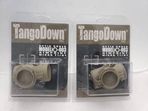 lot 50 image: Tango Down iO Optic Cover for Aimpoint T 1   Dark Earth - QUANTITY 2 - BID IS TIMES THE QUANTITY