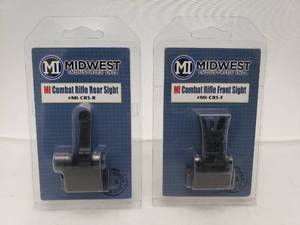 lot 69 image: Midwest Industries Combat Rifle Signts.  1 Front & 1 Rear