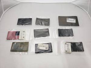 lot 86 image: Lot of 9 IR Tools American Flag Patches