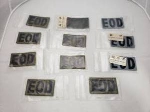 lot 87 image: Lot of 11 IR Tools EOD Patches
