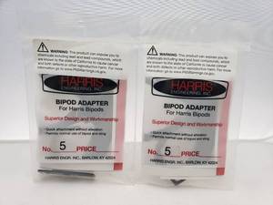 lot 138 image: Harris Bipod AR15 Handguard Adapter - QUANTITY 2 - BID IS TIMES THE QUANTITY