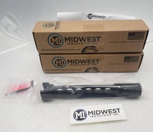 lot 126 image: Midwest Industries Stock Tube Adaptor Pistol Brace Compatible - QUANTITY 2 - BID IS TIMES THE QUANTITY