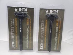 lot 164 image: BCM Gunfighter 556 Charging Handle   Mod 4B Medium Latch - QUANTITY 2 - BID IS TIMES THE QUANTITY