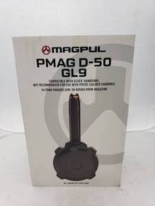 lot 696 image: Magpul PMAG D 50 GL9 Drum for Glock�   Black