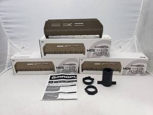 lot 746 image: MAGPUL MOE M LOK Forend Mossberg 590590A1   Dark Earth - QUANTITY 3 - BID IS TIMES THE QUANTITY