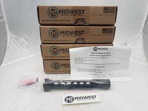 lot 230 image: Midwest Industries Stock Tube Adaptor Pistol Brace Compatible - QUANTITY 4 - BID IS TIMES THE QUANTITY