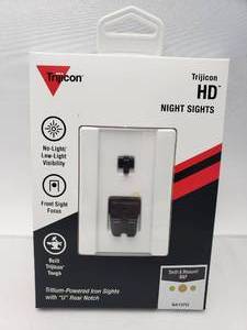 lot 443 image: Trijicon S&W M&P Trijicon HD Night Sight Set   Orange Front Outline