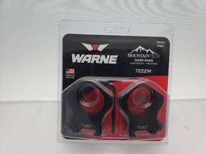 lot 326 image: Warne 34mm Mountain Tech High Matte Rings