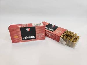 lot 255 image: Fiocchi 380 Auto 95gr FMJ - Ammo 50 Round Per Box  - QUANTITY 2 - BID IS TIMES THE QUANTITY&nbsp- NO SHIPPING ON AMMO