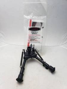 lot 911 image: Harris Swiveling Bipod 6inch 9inch w Picatinny Attachment