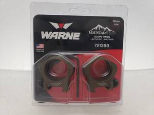 lot 947 image: Warne 30mm Mountain Tech Low Burnt Bronze Rings