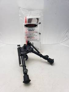 lot 1459 image: Harris Swiveling Bipod 6inch 9inch w Self Leveling