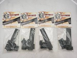lot 1329 image: Noveske NSR KeyMod Rail Polymer Accessory Pack   Foliage Green - QUANTITY 4 - BID IS TIMES THE QUANTITY