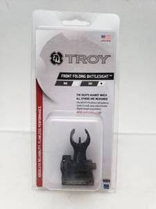 lot 1129 image: Troy Front Folding Battlesight HK Style   Black