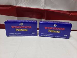 lot 1254 image: Lot of 2 Boxes of Winchester WSR Primers For Small Rifle Loads.&nbsp 1,000 Primers Per Box