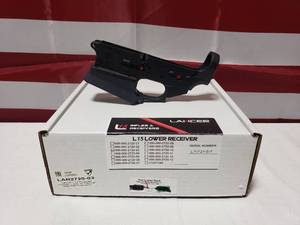 lot 1154 image: NEW Lancer L15 Stripped Forged Lower Received w Tactical Mag Well Extension