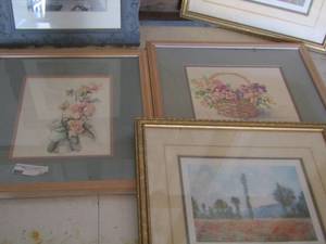lot 64 image: framed wall art