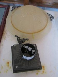 lot 106 image: Hanging bathroom  hall light fixture