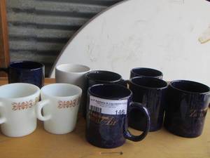 lot 146 image: lot of coffee cups qty 9