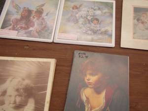 lot 153 image: angel poster boards qty 6