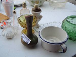 lot 192 image: vase- perfume bottles