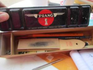 lot 202 image: Art pens- pencils- prong water colors