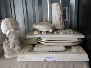 lot 36 image: Various CERAMIC PIECES  - WAITING FOR YOU TO FINISH -   see pics