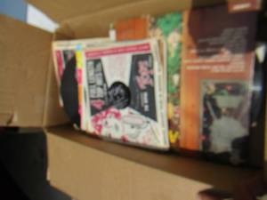 lot 64 image: box of records see pics for names