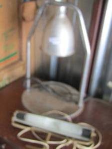 lot 67 image: desk lights  & HEAT LAMP