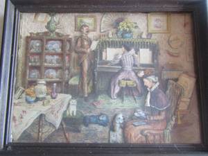 lot 22 image: 3D framed art 1012 12