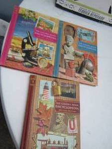 lot 128 image: 3 Golden Book Encyclopedias