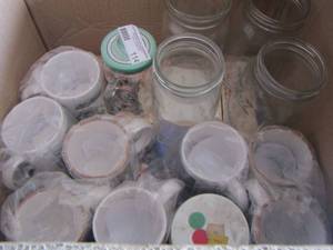 lot 170 image: jars and coffee cups new and used