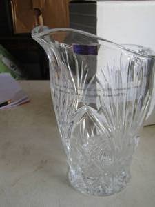 lot 13 image: MARQUIS Waterford handled PITCHER new in box